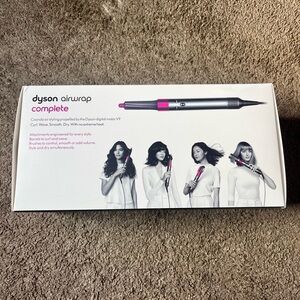 Dyson Airwrap Complete Styler in Silver and Pink